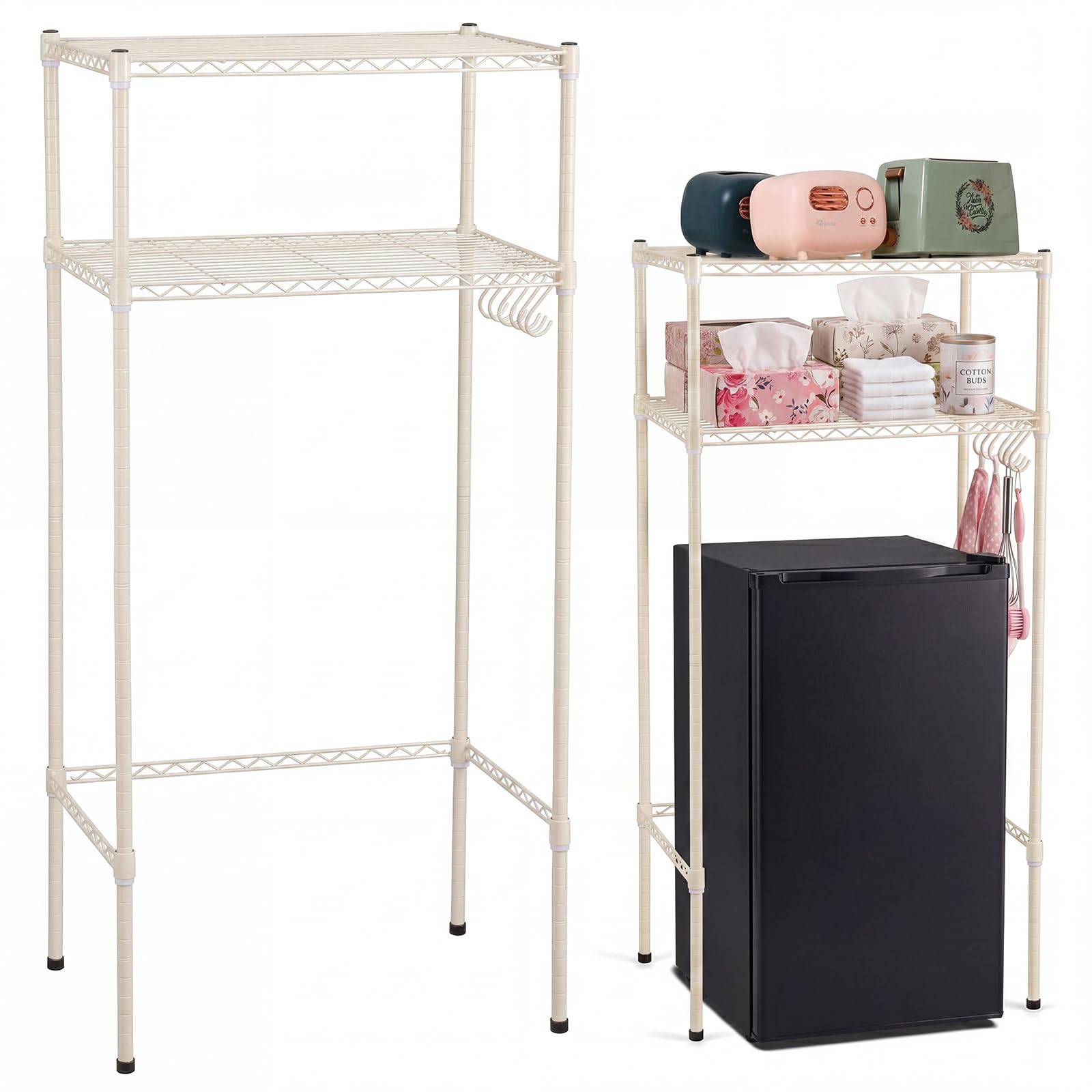 オンユーライフ　ONULIFE MY ON MINI FOLDNG SHELF Amazon.com: Huwena 2-Tier Mini Fridge Shelf Adjustable Mini Fridge
